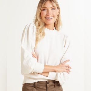 Michael Stars Kehlani puff crewneck sweatshirt☁️small